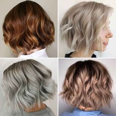 Wavy bob corto Curly Haircuts