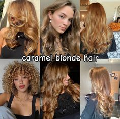 Best Fall Hair Colors, Hair Colors To Try, Caramel Blonde Hair, Improve Your Style, Caramel Blonde, Ginger Hair Color, Caramel Hair, Honey Blonde Hair, Blonde Hair Inspiration