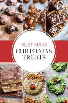 christmas treats with the words must make christmas treats