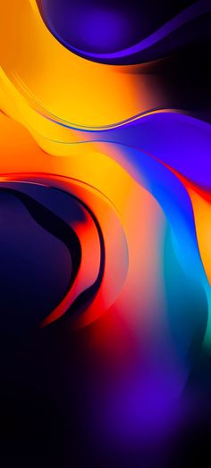 an abstract background with multicolored lines and curves in the shape of wavy shapes