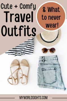 This post is all about airplane outfits and what to wear on a plane. Read all about travel outfits, flight outfits, and airport outfits. Learn more about comfy travel outfits at myworldsights.com