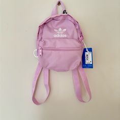 New With Tags Actual Color Is Orchid Fusion Purple But Looks More Of A Pink Shade :) Originally $35 Adidas Bags, Mini Pink, Adidas Pink, Pink Shade, Pink Orchids, Pink Adidas, Just Girl Things, Adidas Women, Pink Purple