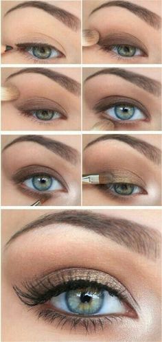 Warm eye look with long, bold lashes. Smoky Eye Tutorial, Glamorous Wedding Makeup, Make Up Mata, Eyeshadow Tutorial For Beginners, Best Makeup Tutorials, Makeup Tip, Makeup 101