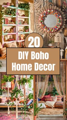 20 diy boho home decor ideas