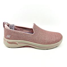 Condition: New Size: Women's 9 Material: Synthetic Color: Pink Style: Athletic Pink Slip-on Walking Shoes With Arch Support, Pink Synthetic Walking Shoes With Arch Support, Comfortable Pink Synthetic Walking Shoes, Pink Walking Shoes With Ortholite Insole, Pink Synthetic Walking Shoes With Cushioned Footbed, Pink Synthetic Round Toe Walking Shoes, Pink Slip-on Walking Shoes With Cushioned Footbed, Pink Cushioned Slip-on Walking Shoes, Pink Slip-on Walking Shoes With Ortholite Insole