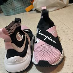 Brand New Never Worn Doesn’t Come With Original Box Pink Synthetic Sneakers For School, Pink Non-slip Sneakers For Streetwear, Pink High-top Sneakers For School, Pink Non-slip Slip-on Sneakers, Pink Non-slip High-top Sneakers, Pink Slip-on Sneakers For School, Neon Sneakers, Dad Shoe, Camo Sneakers