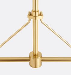 an image of a golden metal pole