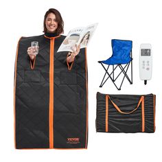 PRICES MAY VARY. Foldable and Portable: Having a sauna tent is like having a mobile wellness center. With compact dimensions of 27.56 x 31.5 x 38.58 inches, you can enjoy a sauna experience anytime, anywhere. It comes with an easy-to-carry storage bag for convenient storage or travel. Multi-Effect Deep Detox: The sauna tent with head and arm openings helps eliminate toxins from the body. Using it regularly or after exercise can boost metabolism, relieve overall muscle tension, and contribute to Personal Sauna, Sauna Tent, Sauna Blanket, Far Infrared Sauna, Sauna Kit, Portable Sauna, Steam Sauna, Body Therapy, Sauna Room