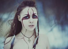 Warrior Makeup, Viking Makeup, Make Up Diy, Fantasy Make-up, Wild Women Sisterhood, Nordic Vikings, Up Halloween, Wild Woman, Fantasy Makeup