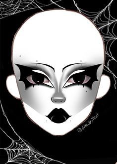 Bat Makeup, Pastel Goth Makeup, Trad Goth Makeup, Goth Eye Makeup, Scene Makeup, Makeup Drawing, Cute Eye Makeup, Makeup Face Charts, Casual Makeup