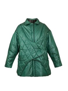 The product is Made To Order, specifically made for you. Therefore, returns are only accepted if the product is faulty or if we made a mistake while sending it.  Green puffer jacket with a low collar. Button fastening. Material - Water resistant fabric. Lining - Water resistant fabric. Stuffing - Sintepon. Measurements: XS - Bust(cm):80-82; Waist(cm):63-64; Hips(cm):87-89. S - Bust(cm):83-84; Waist(cm):65-66; Hips(cm):90-92. M - Bust(cm):88-90; Waist(cm):68-70; Hips(cm):94-96. L - Bust(cm):92-94; Waist(cm):74-76; Hips(cm):98-100. XL - Bust(cm):96-98; Waist(cm):78-80; Hips(cm):102-104. Those who are between sizes should order the larger size. This item is Made-To-Order, please allow up to 16 working days for us to make your bespoke design. Jacket Drawing, Green Puffer Jacket, Green Puffer, Made A Mistake, Green Quilt, Functional Fashion, Flight Jacket, Vest Outfits, Water Resistant Fabric