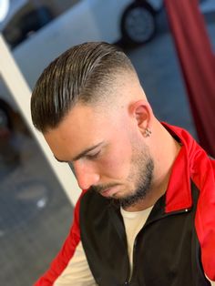 Greaser Hair, Stylish Hair Colors, Hair Designs For Men, High Fade Haircut