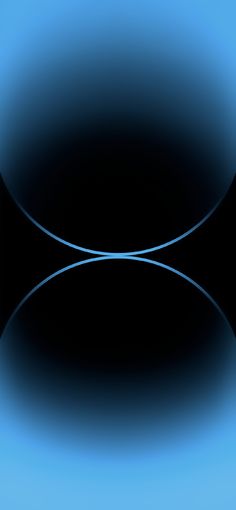 an abstract black and blue background with curved lines