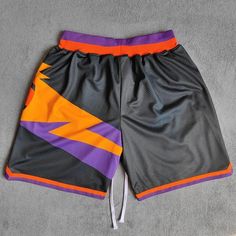 Suns Printed High Street Fashion Shorts with Zipper Pockets Streetwear Fashion Shorts, Outfits Shorts, Running Shorts Men, Black Men Street Fashion, Fashion Shorts, Men Street Fashion, Streetwear Shorts, Shorts Outfits, Jersey Style