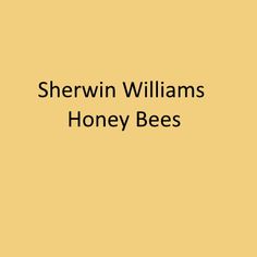 the cover of shewin williams's honey bees, which is yellow with black lettering