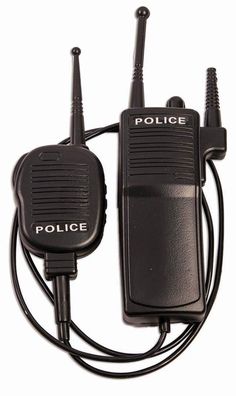 Police Walkie Talkie Set Black Costume Prop Accessory - HalloweenCostumes4U.com - Costume Props & Accessories Adventurer Costume, Police Toys, Police Costume, Party Expert, Halloween Items, Police Force, Novelty Items, Gifts For Office, E Bay