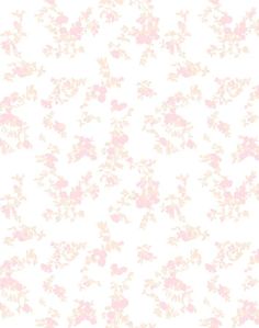 a white background with pink flowers on it