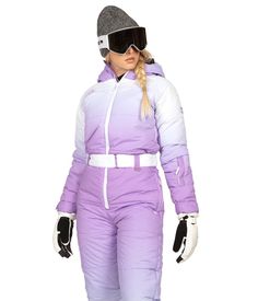 Lady Lilac Snow Suit: Women's Ski & Snowboard Apparel | Tipsy Elves Snowboarding Outfits, Snow Suit Womens, Better Than Everyone, Tipsy Elves, Snowboarding Outfit, Ski Suit, Winter Gear, Ski Suits, Arm Cuff