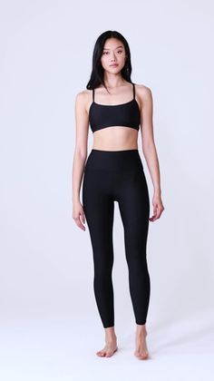 Wondering why these leggings are a fan favorite? Maybe it’s the sculpting, subtly sheeny, high-compression Airlift fabric. Or the fact that they fit like a glove, complete with a wide, double-layered waistband for a holds-you-in feel. Or the ⅞ length hems that are perfect for petites or an above-the-ankle fit. Pick your color and get ready to wear yours on repeat. Sleek Yoga Activewear With Built-in Bra, Compressive Light Support Alo Yoga Activewear, Alo Yoga Compressive Activewear With Light Support, Alo Yoga Compressive Light Support Activewear, High Stretch Leggings With Built-in Bra For Yoga, Compressive Bra-friendly Alo Yoga Activewear, Alo Yoga Compressive Athleisure Leggings, Versatile Micro-elastic Bottoms By Alo Yoga, Sporty Fitted Alo Yoga Leggings