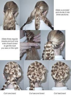 Braid Hairstyle, Hair Tutorials, Aesthetic Hair, Hair Dos, Hair Designs, Up Hairstyles