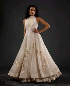 High Neck Anarkali, Handmade Fabric Bags, Rohit Bal, Indian Fashion Designers, Fashion App, Churidar, Embroidered Silk, Anarkali