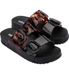 Melissa Cozy Buckle Slide Sandal (Women) | Nordstrom Slides Outfit, Lux Fashion, Slide Shoes, Custom Shoes Diy, Fashion Shoes Sandals, Shoe Ideas, Melissa Shoes, Boy Accessories, Cute Sandals