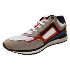 Tommy Hilfiger's Vocto shoes add current athletic appeal to your casual ensembles with contrast color-pop details and a mixed-media design. Suede/leather upper; fabric liningRound-toe lace-up sneakersLogos under exterior lace guard and at heel; contrast accentsFlexible and durable rubber soleImported Tommy Hilfiger Casual Sneakers For Sports, Tommy Hilfiger Casual Sports Sneakers, High-top Leather Sneakers With Color Block, Leather Color Block Sneakers For Streetwear, Tommy Hilfiger Casual Synthetic Sneakers, Casual Tommy Hilfiger Synthetic Sneakers, Tommy Hilfiger Leather Sneakers With Cushioned Footbed, Mixed Media Design, Dc Sneaker