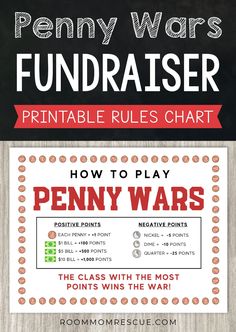 Penny Fundraiser Ideas, Pta Penny Wars, Sga Fundraising Ideas, Hospital Fundraising Ideas, Coin Wars Fundraiser School Fundraisers, Penny Drive Fundraiser Ideas, No Sale Fundraiser, Small School Fundraisers, Fundraisers For School