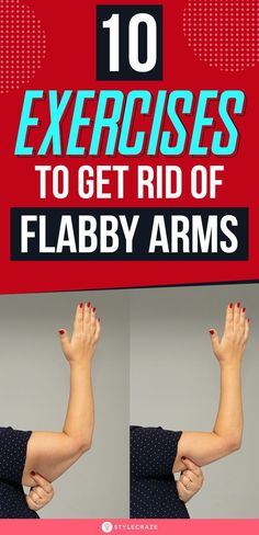 the top 10 exercises to get rid of flabby arms for women and men