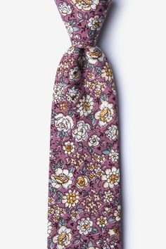 Brook Dusty Rose Tie Dusty Rose Tie, Wedding Groomsmen Attire, Hunter Wedding, Floral Necktie, Groom Ties, Cotton Labels, Wedding Groomsmen, Groomsmen Attire, Tie Accessories