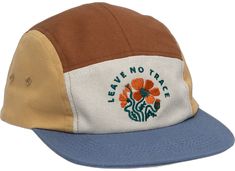 Leave No Trace Camp Hat Hat Redwood/Dawn Summer Six-panel Camping Hat, Natural Color Outdoor Hat, One Size Fits Most, Summer Camping Hat Six-panel, Summer Camping Hat, Six-panel, Summer Camping Six-panel Hat, Brown Camping Hat, One Size Fits Most, Adjustable Six-panel Hat For Camping, Brown Camping Hat, Eco-friendly Curved Brim Hat For Outdoor