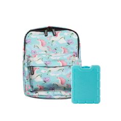 Kinderspel All-in-One Insulated Backpack with Cool Pack - innobaby Unicorn Print Standard Backpack For Travel, Unicorn Print Backpack For Everyday Use, Standard Backpack With Unicorn Print For Everyday Use, Multicolor Unicorn Print Backpack For Everyday Use, Unicorn Print Backpack For Travel, Unicorn Print Travel Backpack, Insulated Backpack, Kids Close, Food And Snacks