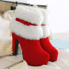 Nib. European Sizing. Will Ship Around 12/17-12/28. Christmas Dress Plus Size, Christmas Boots, Popular Boots, Super High Heels, High Heel Boots Ankle, Boots Fall, Yoga Shorts, Black High Heels, Thick Heels