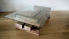 ITEM PRICE DOESN'T INCLUDE SHIPPING COST. Please contact us with your location and we will provide you with a shipping quote for your destination. Dimensions:    Base: L48" x W 23 x H13"                            Suggested Glass Size: L54" x W27" x D3/8"(10mm) This unique coffee table is created from the century-old 100%  reclaimed wood. Innovative combination of rustic texture and  simple clean lines of glass makes this table really original, creates link between centuries, old and modern at t Barn Wood Coffee Table, Wood And Glass Coffee Table, Coffee Table Glass, Farmhouse Coffee Table, Rustic Coffee Table, Table Farmhouse, Table Glass, Reclaimed Furniture, Unique Coffee Table