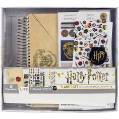 the harry potter planner set in its box