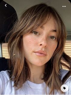 Hairstyle With Fringe Medium, Long Fringe Short Hair, Mid Length Hair With Layers And Bangs Straight, Above Shoulder Hair With Bangs, Long Bob Haircuts For Women Fine Hair, Curtain Fringe Medium Hair, 2023 Hair Trends For Women Straight Hair, Shoulder Length Hair Layers Curtain Bangs, Hair Trends2023