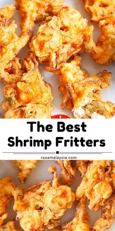 the best shrimp fritters are on display