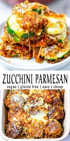 zucchini parmesan is an easy and delicious side dish