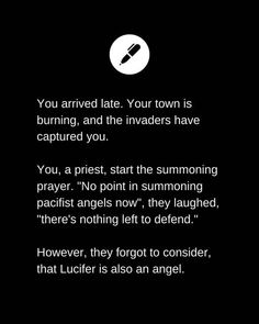 a poem written in white on a black background with the words you arrived late your town is burning, and the invades have captured you