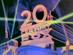 the 20th century fox logo is shown in this advertisement