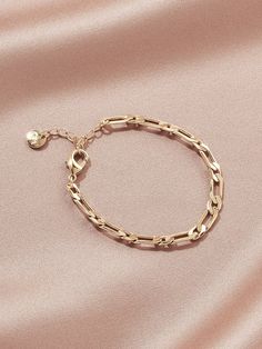 Figaro Chain Bracelet – Olive + Piper Figaro Bracelet, Rose Gold Bangle Bracelet, Mother Of The Groom Gifts, Black Gold Jewelry, Rose Gold Bangle, Wrist Wear, Spring Jewelry, Dainty Bracelets