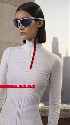 Urban Hiking, Tennis Dress Outfit, Prada Brand, Prada Aesthetic, Sportswear Outfits, Geometric Fashion, Dream Client, Spring Summer 2023