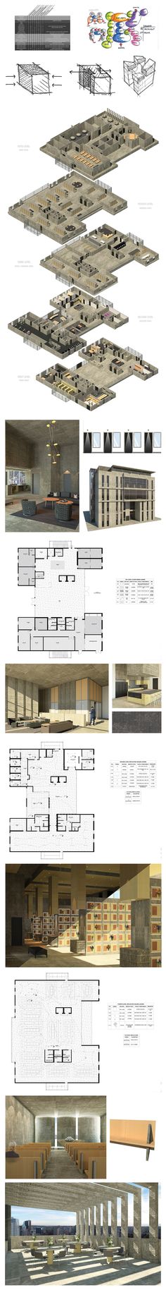 an image of architectural drawings showing different types of architecture and their functions in the design process