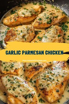 Chicken And Parsnips Recipe, Garlic Chicken Pasta Recipes, Chicken Dinner Sides, Chicken Garlic Parmesan Pasta, Side For Chicken, Garlic Parmesan Chicken Pasta, Best Chicken Dishes, Garlic Chicken Pasta