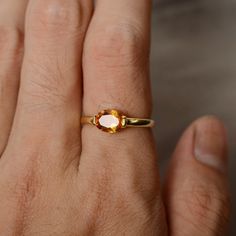 This is a gorgeous handmade creation. Its beauty is its simplicity & Elegance. The 6*8mm oval natural citrine is crafted in sterling silver.  All item is sent in a beautiful gift box!!! You can realize more lovely stuff clicking the link https://www.etsy.com/shop/knightjewelry?refshopsection_shophome_leftnav  Please leave your PHONE NUMBER for delivering successfully, it is used only for shipping. Yellow Stone Rings, Mini Ring, November Birthstone Ring, Yellow Sapphire Rings, Unique Diamond Engagement Rings, Antique Bridal Jewelry, Flower Engagement Ring, Natural Gemstone Ring, Gold Rings Fashion