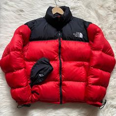 The north face nuptse 90s⛰️ Soldout🚨 #vintagenorthfaceindonesia Supreme Wallpaper, Elegant Jacket, Clothes Style, Christmas List, High Fashion