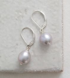 KATE gray freshwater pearl drop earrings Green Pearl Earrings, Silver Pearl Drop Earrings, Earrings Gold Pearl, Classic Pearl Earrings, Grey Pearl Earrings, Moonstone Drop Earrings, Pearl Drop Earrings Gold, Freshwater Pearl Drop Earrings, Jewelry Staples