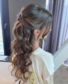 Bridesmaid Hair Inspo, Formal Hairstyles, Homecoming Hairstyles, Bride Hairstyles, Down Hairstyles