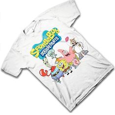 Questions? Leave A Comment Below Spongebob Shirt, Spongebob Square, Spongebob Party, Spongebob Birthday, Red Trench Coat, Square Pants, Old Shirts, Surprise Party, Birthday Surprise