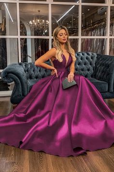 Dark Magenta Prom Dress, Magenta Prom Dress, Cheap Prom Dresses Uk, Ruffle Prom Dress, A Line Evening Dress, Long Evening Dress, Prom Dresses Sleeveless, Prom Dresses For Sale, Floor Length Skirt